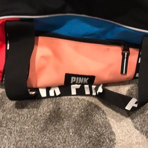 Pink gym bag
